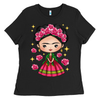 Black Mexican Girl Ladies Tee - texasbilliewilder