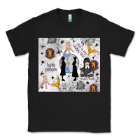Black gothic girl and colorful girl Classic Tee - TumblerDesignByShophia