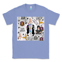 Colony Blue gothic girl and colorful girl Classic Tee - TumblerDesignByShophia