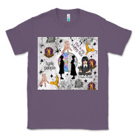 Lavender gothic girl and colorful girl Classic Tee - TumblerDesignByShophia