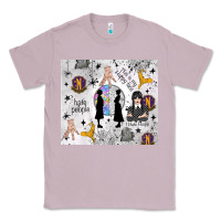 Lilac gothic girl and colorful girl Classic Tee - TumblerDesignByShophia
