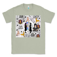 Matcha gothic girl and colorful girl Classic Tee - TumblerDesignByShophia