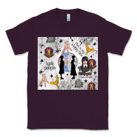 Plum gothic girl and colorful girl Classic Tee - TumblerDesignByShophia