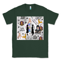 Sports Green gothic girl and colorful girl Classic Tee - TumblerDesignByShophia