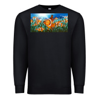 Black clown fish  license plate Premium Sweatshirt - BarkalooDesign