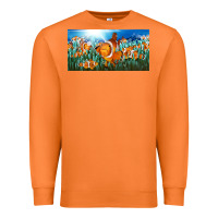 Carrot clown fish  license plate Premium Sweatshirt - BarkalooDesign