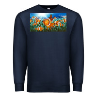 Navy clown fish  license plate Premium Sweatshirt - BarkalooDesign