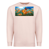 Pale Pink clown fish  license plate Premium Sweatshirt - BarkalooDesign