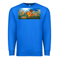 True Royal clown fish  license plate Premium Sweatshirt - BarkalooDesign