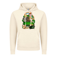 Vintage Artic St. Patrick's Day animal truck Vintage Hoodie - CowGirlArtShop