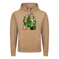 Vintage Coffee St. Patrick's Day animal truck Vintage Hoodie - CowGirlArtShop