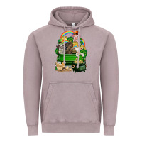 Vintage Zinc St. Patrick's Day animal truck Vintage Hoodie - CowGirlArtShop