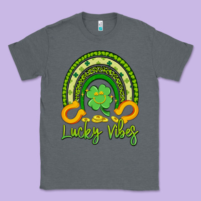 Lucky Vibes Classic Tee Designed By Artiststas