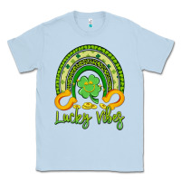 Dusty Blue lucky vibes Classic Tee - Artiststas