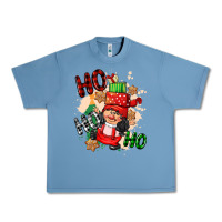 Pebble Blue ho ho ho girl gnome Urban Heavy Tee - CowGirlArtShop