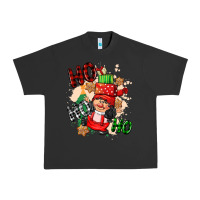 Pigment Black ho ho ho girl gnome Urban Heavy Tee - CowGirlArtShop