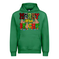 Emerald merry and bright with christmas tree  cakes ado Urban Hoodie - AdoDesignShop