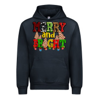 Navy merry and bright with christmas tree  cakes ado Urban Hoodie - AdoDesignShop