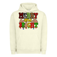 Pigment Pistachio merry and bright with christmas tree  cakes ado Urban Hoodie - AdoDesignShop