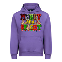 Tulip merry and bright with christmas tree  cakes ado Urban Hoodie - AdoDesignShop
