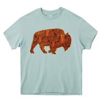 Arona Bison Silhouette Red Skull Heavy Core Tee - Bettercallsaul