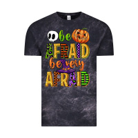 Cloud Black be afraid be very afraid Vintage Tee - CowGirlArtShop