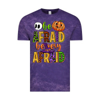 Cloud Purple be afraid be very afraid Vintage Tee - CowGirlArtShop