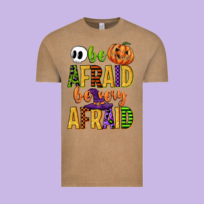 Be Afraid Be Very Afraid Vintage Tee Designed By Cowgirlartshop