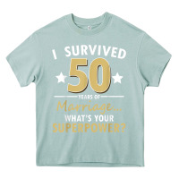 Arona 50 years of marriage superpower 50th wedding anniversary Heavy Core Tee - trangStudio