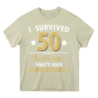 Mossy 50 years of marriage superpower 50th wedding anniversary Heavy Core Tee - trangStudio