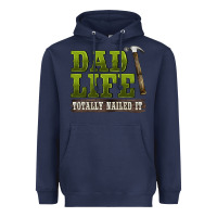 Navy dad lıfe totally naıled it Heavyweight Hoodie - BarkalooDesign