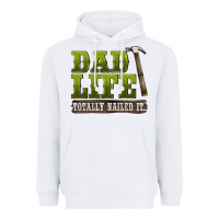 White dad lıfe totally naıled it Heavyweight Hoodie - BarkalooDesign