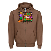 Chestnut it's spooky season halloween Zipper Hoodie - Artiststas