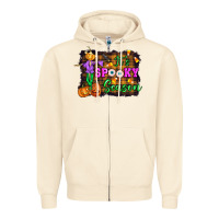 Sandshell it's spooky season halloween Zipper Hoodie - Artiststas