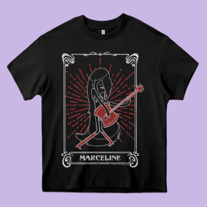 Adventure Time Halloween Marceline Tarot Card Heavy Core Tee Designed By Trangstudio