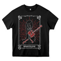 Black adventure time halloween marceline tarot card Heavy Core Tee - trangStudio