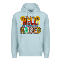 Blue Mist The Only Hell My Momma Ever Premium Hoodie - CowhideDigitalArt