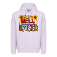 Lilac The Only Hell My Momma Ever Premium Hoodie - CowhideDigitalArt
