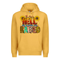 Mustard The Only Hell My Momma Ever Premium Hoodie - CowhideDigitalArt