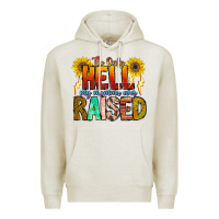 Oatmeal Heather The Only Hell My Momma Ever Premium Hoodie - CowhideDigitalArt
