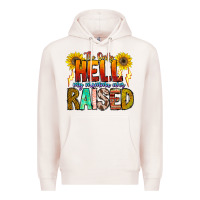 Pale Pink The Only Hell My Momma Ever Premium Hoodie - CowhideDigitalArt