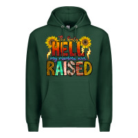Sports Green The Only Hell My Momma Ever Premium Hoodie - CowhideDigitalArt