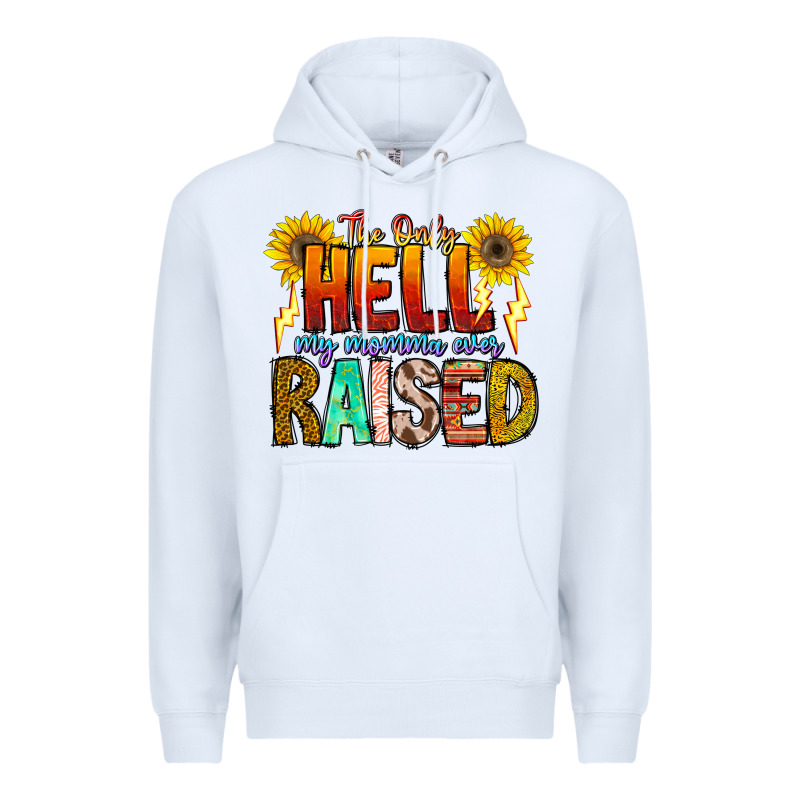 The Only Hell My Momma Ever Premium Hoodie by CowhideDigitalArt | Teevron
