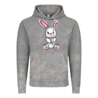 Cloud Rock Cute bunny Easter Vintage Hoodie - CowGirlArtShop