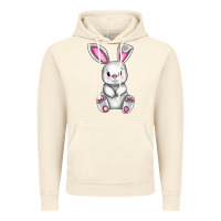 Vintage Artic Cute bunny Easter Vintage Hoodie - CowGirlArtShop