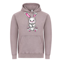 Vintage Zinc Cute bunny Easter Vintage Hoodie - CowGirlArtShop