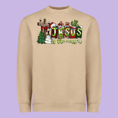 Jesus İs The Reason Heavyweight Sweatshirt Designed By Cowhidedigitalart
