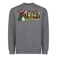 Storm jesus İs the reason Heavyweight Sweatshirt - CowhideDigitalArt