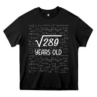 Black 17 year old gift boys girls funny 17th birthday gifts math Heavy Core Tee - trangStudio