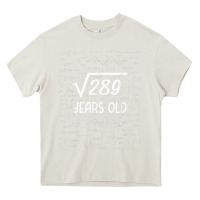 Cream 17 year old gift boys girls funny 17th birthday gifts math Heavy Core Tee - trangStudio
